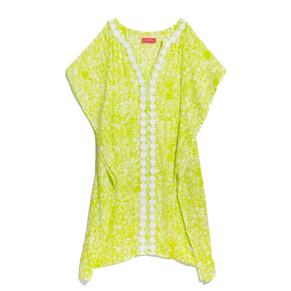 Lilly Pulitzer Target Boardwalk Cafe Kimono Kaftan Beach Pool Coverup Size Small - Picture 1 of 9